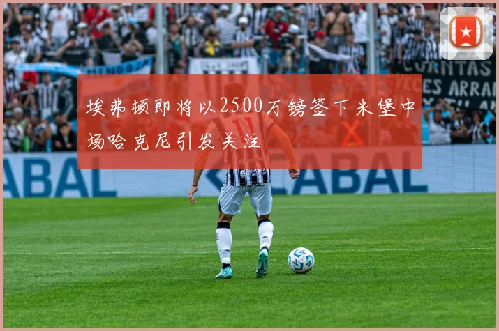 埃弗顿即将以2500万镑签下米堡中场哈克尼引发关注